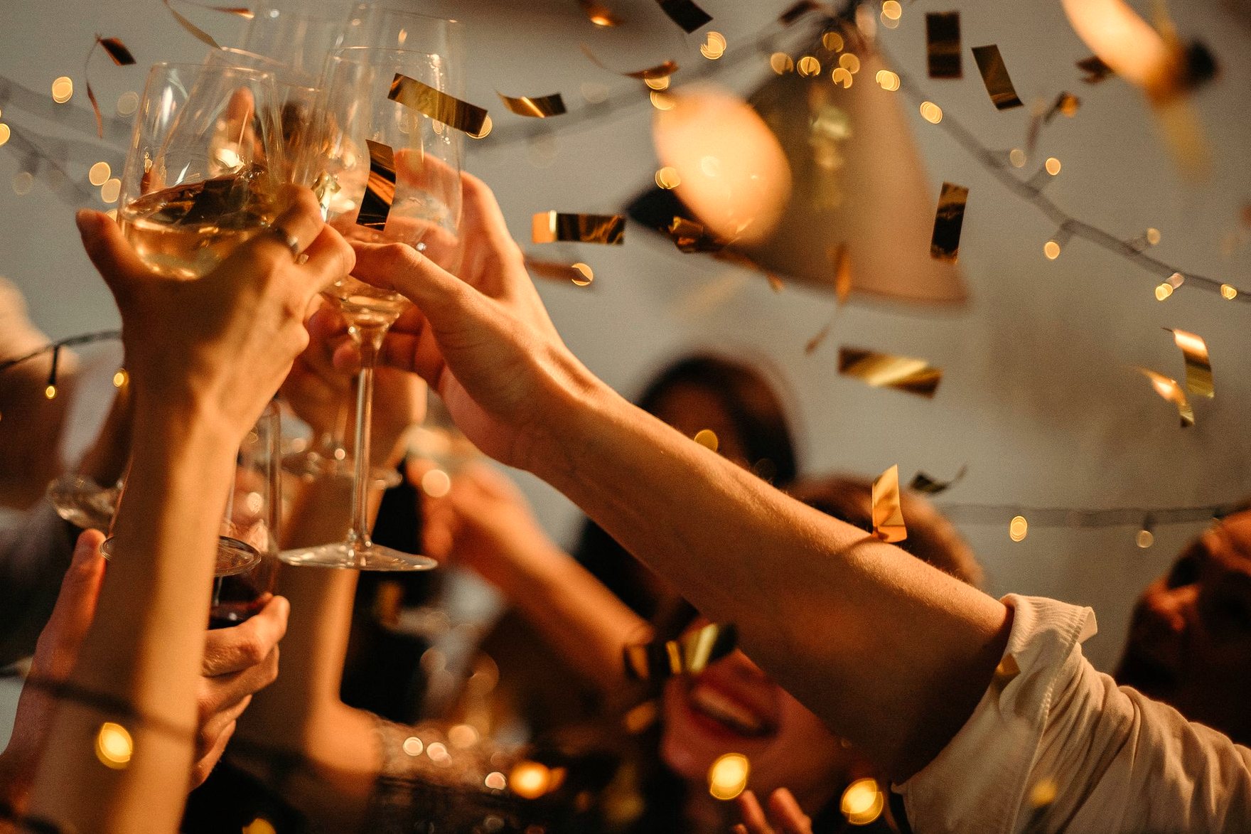 The company raising a toast together